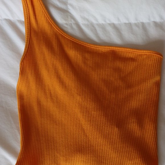 Single Strap Cropped Tank Top - Picture 1 of 2